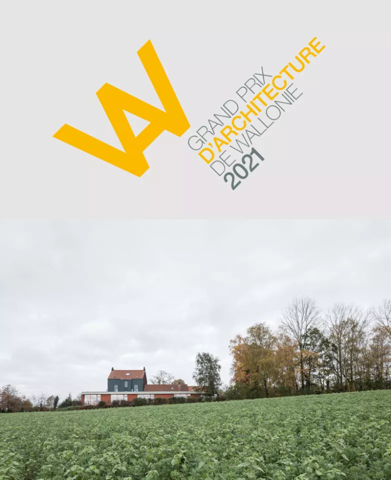 NOVEMBRE 2021 – LRArchitectes remporte le GPAW catégorie bâtiment non résidentiel pour l’école de Bornival.
