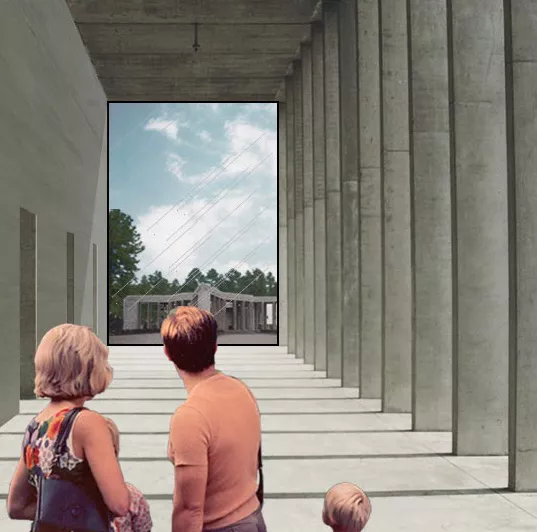 LRArchitectes mardasson Bastogne war museum hall polyvalent musée