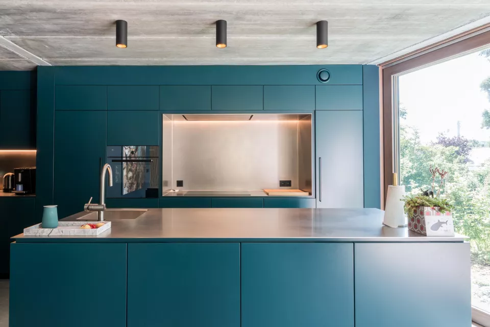 Lrarchitectes habitation maison unifamiliale ardoise compacte architecture contemporaine Brabant wallon Bonlez