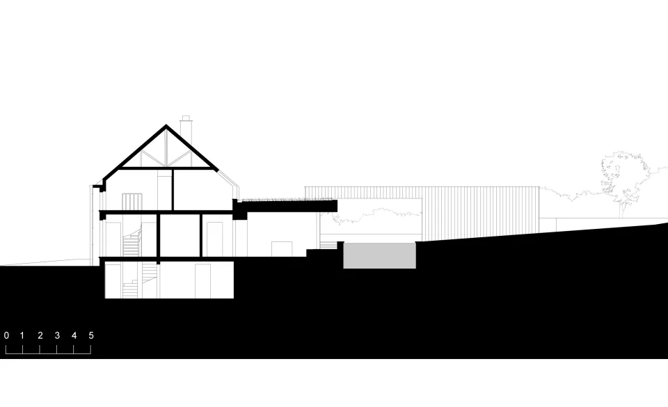 LRARCHITECTES extension maison piscine poolhouse contemporain pierre aluminium anodise Ciney Namur